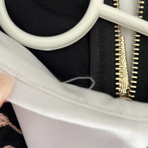 NWOT Ted Baker Ellan Collared Embroidered Mini Dress, Size 5 (US 12) - Picture 6 of 9